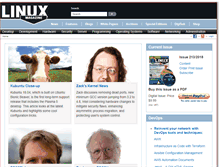 Tablet Screenshot of linux-magazine.com